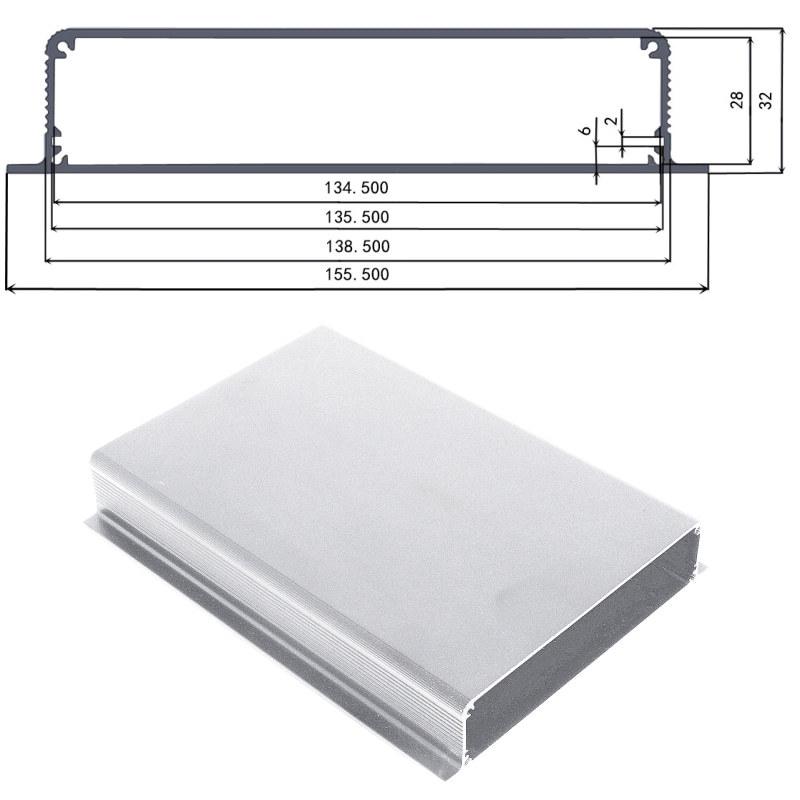 Custom CNC Machined Aluminum Alloy Shell with Drilling and Stamping