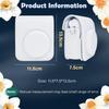 Kinokoo Instax Mini 12 Case, Fujifilm Instax Mini 12 Camera Case with Snap Closure and Shoulder Strap (White)