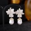 Exaggerated Earrings For Women XUYE Fashion Temperament Wedding Party Earings 2022 New Luxury Baroque Pearl Dangle Jewelry