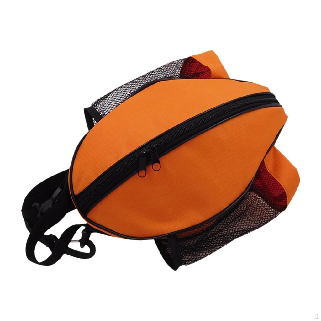 Sports Ball Storage Athletic Convenient Adjustable Shoulder Strap Basketball Bag for Baseball