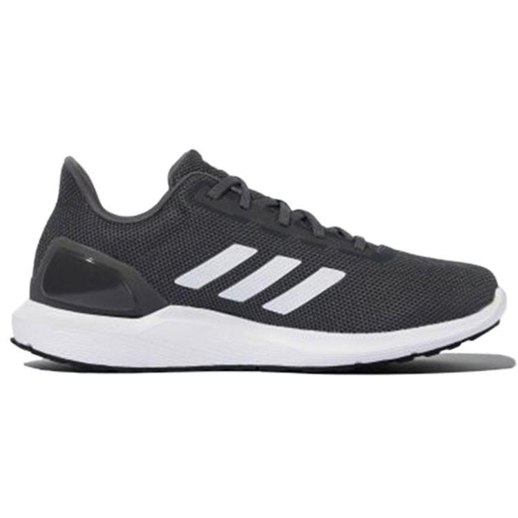 Adidas Neo Cosmic 2 Round Toe Lace-Up Fabric Breathable Low-Top Running Shoes Men Sneakers Black B44881