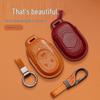 Premium Leather Key Cover for Nio ES6/ET5/EC6/ES8/ET7/ES7/EC7 Models