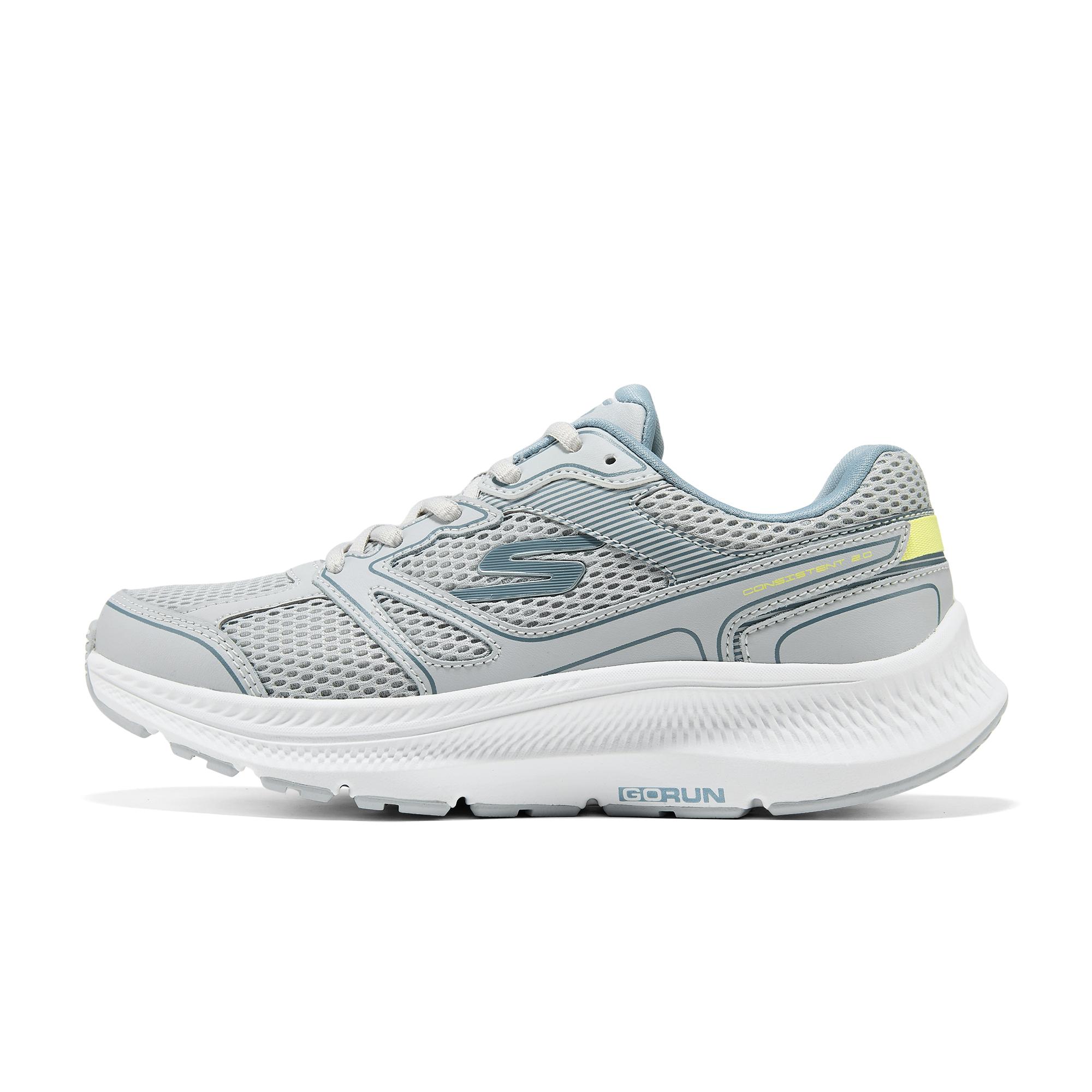 Skechers Go Run Consistent 2.0 Comfortable Sports Shoes Women Sneakers 128651-GRY 37