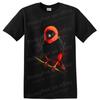 Red Headed Trogon Bird T Shirt Vibrant Tropical Wildlife Art Graphic Tee Print