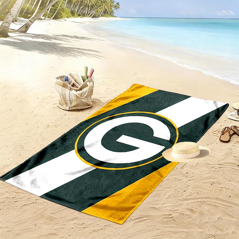 Telo Mare Stampa Green Bay Packers, Grande Morbido Asciugatura Rapida per Spiaggia Campeggio Nuoto