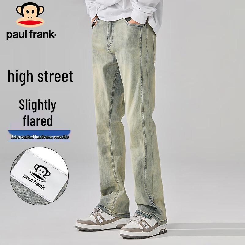 Paul Frank Men's Flared Retro Casual Jeans