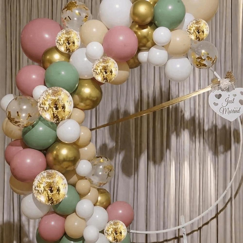30Pcs 12 Inch Confetti Balloons Metallic Finish Balloons Set Latex Balloons Wedding Decoration