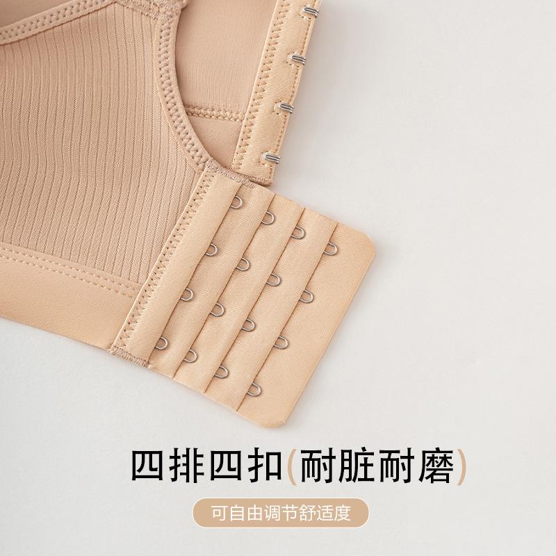 Pull-up tube top large size three-dimensional comfort, no steel ring, sub-breast adjustment type, gather up and support non-marking bra cover