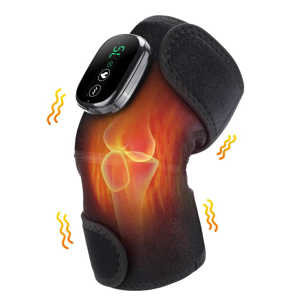 Elektrická vyhřívací terapie kolenní masážní přístroj proti bolesti Nabíjecí vibrační vyhřívací podložky Fyzioterapeutický masážní přístroj při artritidě ramen