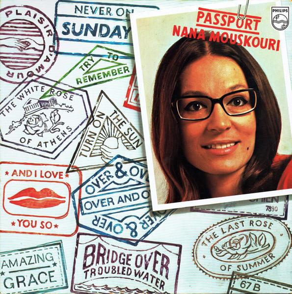 

LP Record NANA MOUSKOURI Passport 9101061 Philips 1976 UK Pop Used