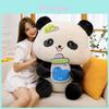 Adorable Panda Plush Toy With Bottle Design Perfect For Kids Creative Gift Idea