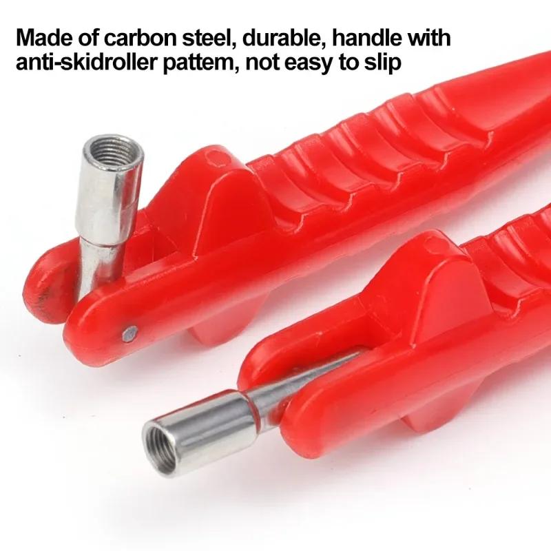 Car Tire Valve Puller Universal Auto Wheel Tyre Valve Pull Rod TR414 Vacuum Tire Valves Nozzle Kits Tire Repair Tool Accessories