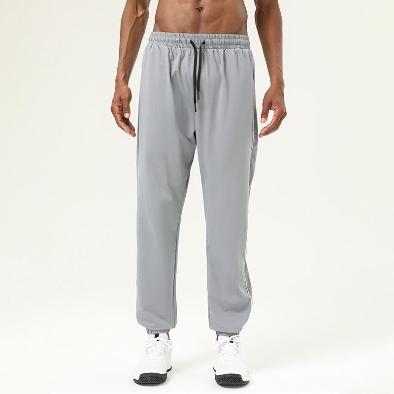 Men's Spring & Autumn Quick-Dry Cuffed Casual Sports Pants for Running and Basketball