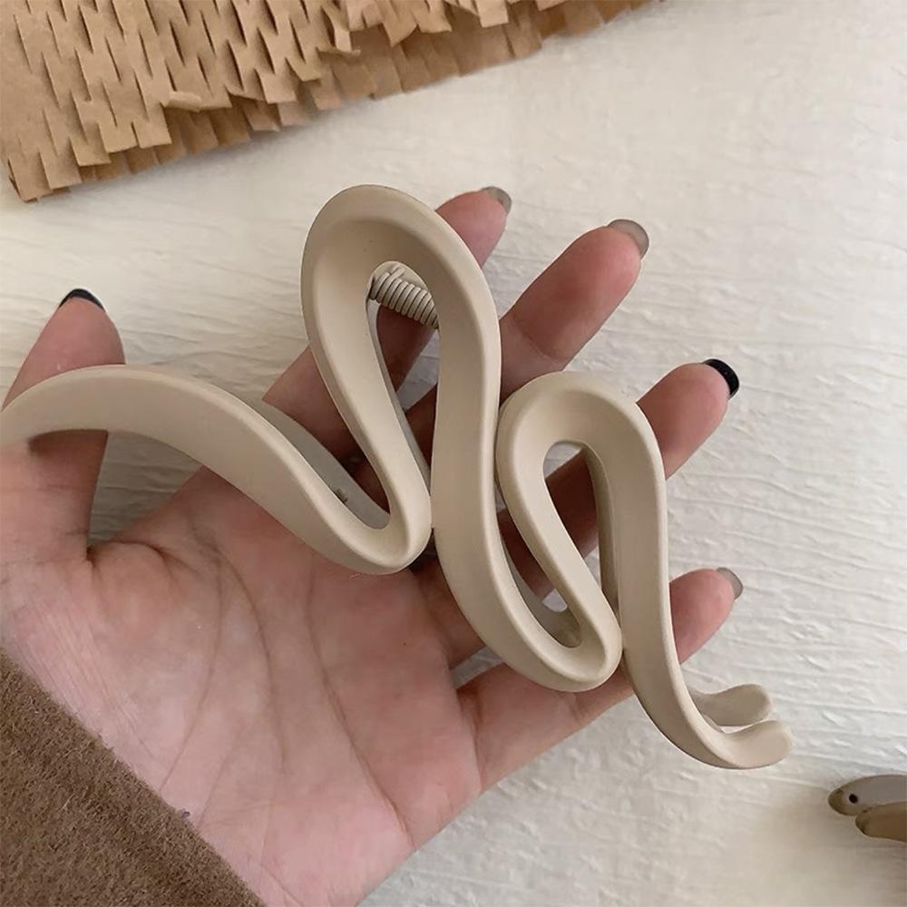 Exquisite Acrylic Claw Clip for Thick Hair - Large High-End Shark Hairpin