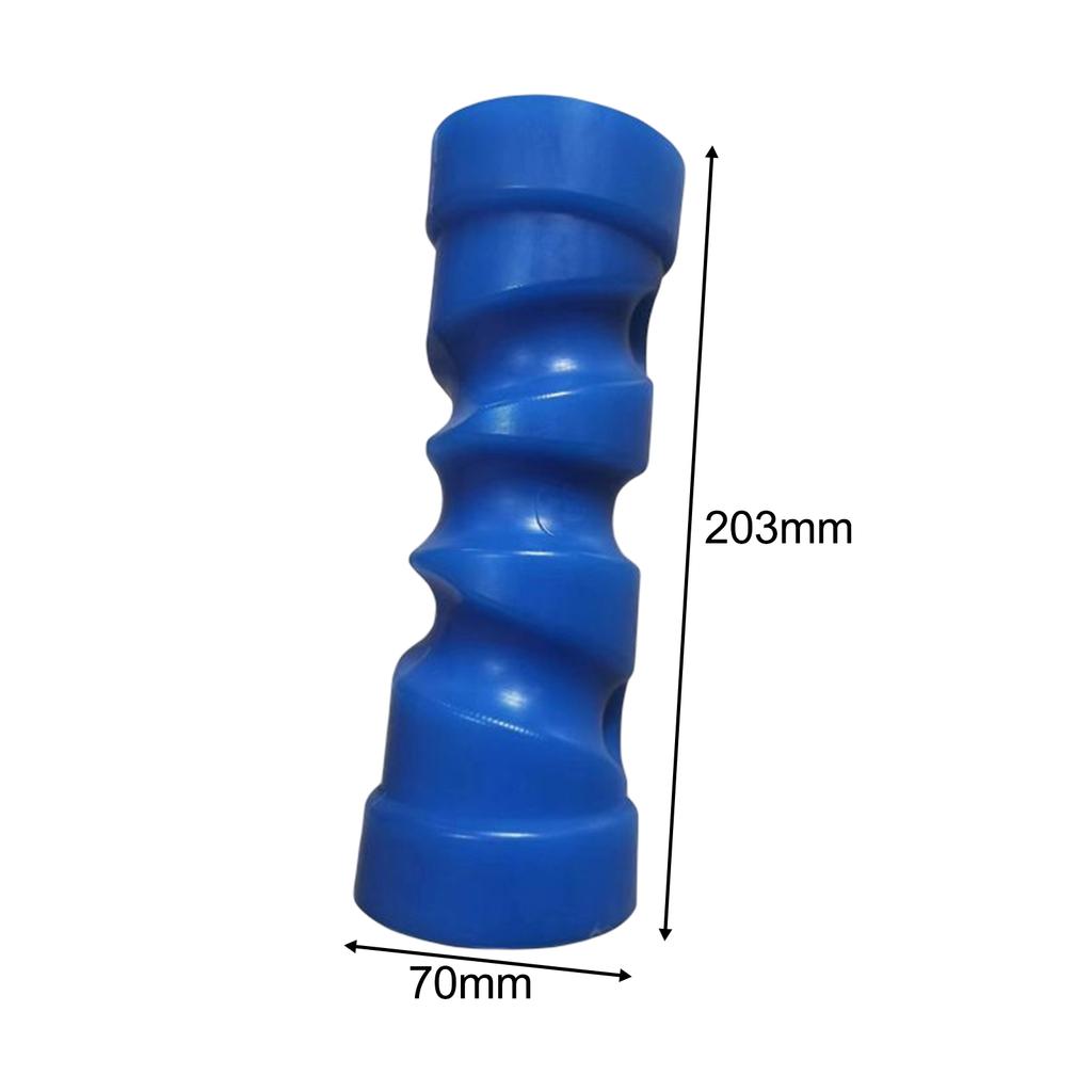 Robuster Bootsanhänger Kielrolle Rollwerkzeug Ersatzteil 160mm 17mm Bohrung Bugrolle für Schlauchboot Bootsanhänger Zubehör