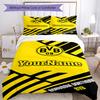 Borussia Dortmund Customize Your Name Bedding Set Breathable Duvet Cover with Pillowcases Home Decoration Birthday Gift