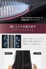 Featured On "Hiruobi" (Japanese TV Show) Wavewave Ems Hairbrush with Red LED, Smooth Hair, Cushion Brush, and Comb, Perfect Birthday Gift for Women, W
