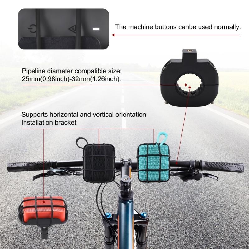 Braçadeira para Alto-falantes Para Alto-falantes GO 4/GO 3/GO 2 Montagem em Bicicletas e Motocicletas, Acessório Musical Seguro Para Ciclistas e Motociclistas Ativos