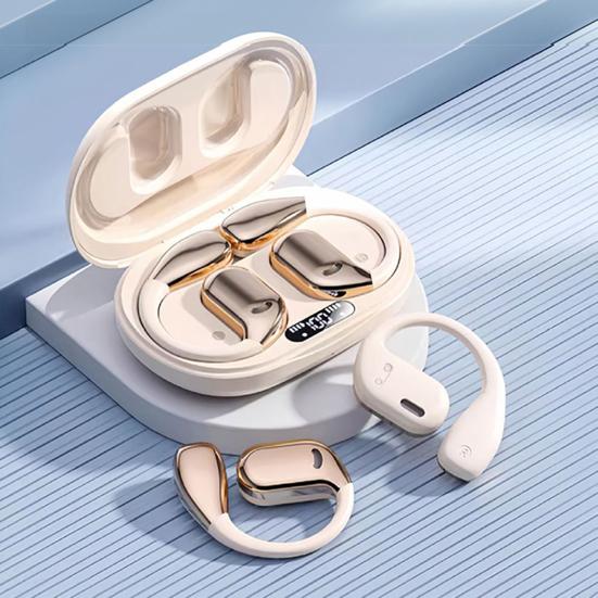 1 Pair Translation Earbuds with Charging Case Stereo Sound Noise-Canceling 144 Languages Real Time Translation Earphones