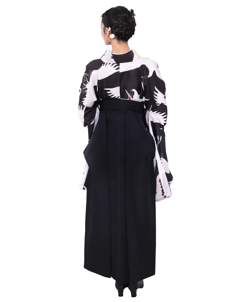 Hakama Two Shaku Sleeve Plain Graduation 4 Piece Set Hakama Lower Gorgeous E F Kissho Hakama [KYOETSU] Set, Kimono, Hakama, Ceremony, (Kimono, Hakama,