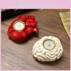 Dark Gothic Heart And Brain Replica Candle Holder For Escape Room Decor And Horror Themes