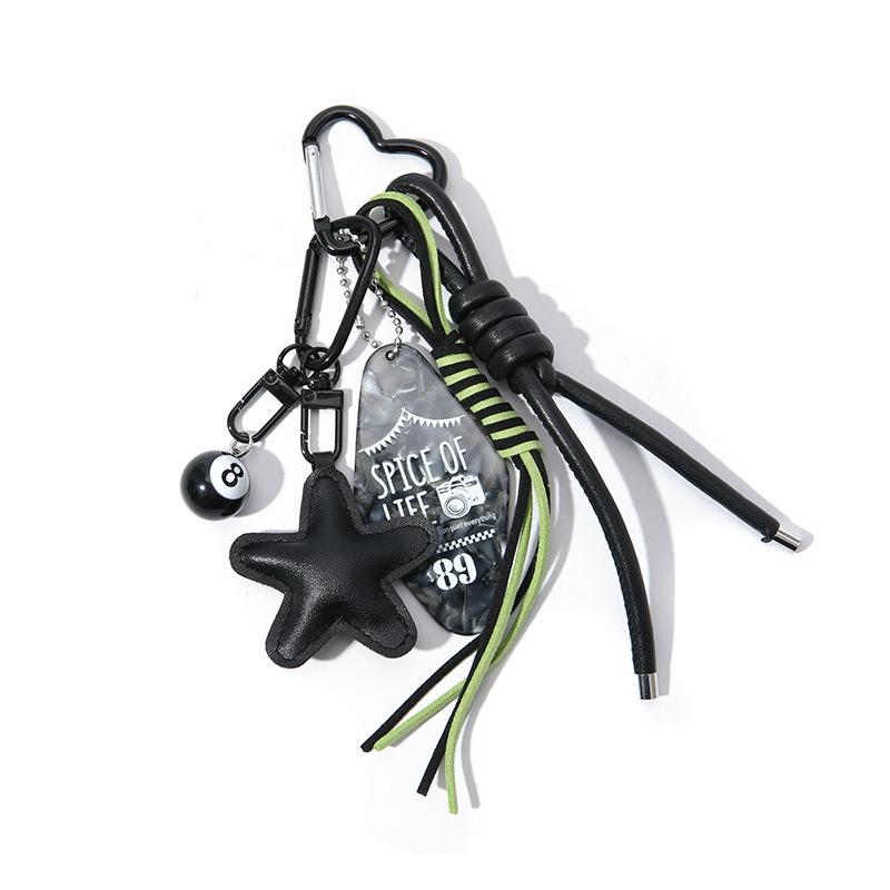 

Новый теннисный брелок-подвеска для сумки из плетеной веревки miu color, подарочная подвеска чёрный