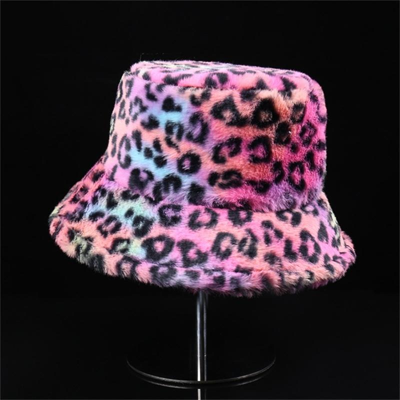 Winter Plush Bucket Hat Warm Fisherman Hat Outdoor Activity Fashionable Hat for Outdoor Activities and Daily Wear