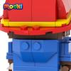 MOOXI Film 121 Stück MOC Steine Tier Bären Figuren BrickHeadsed Bausteine Lernspielzeug für Kinder Geburtstagsgeschenk MOC7216