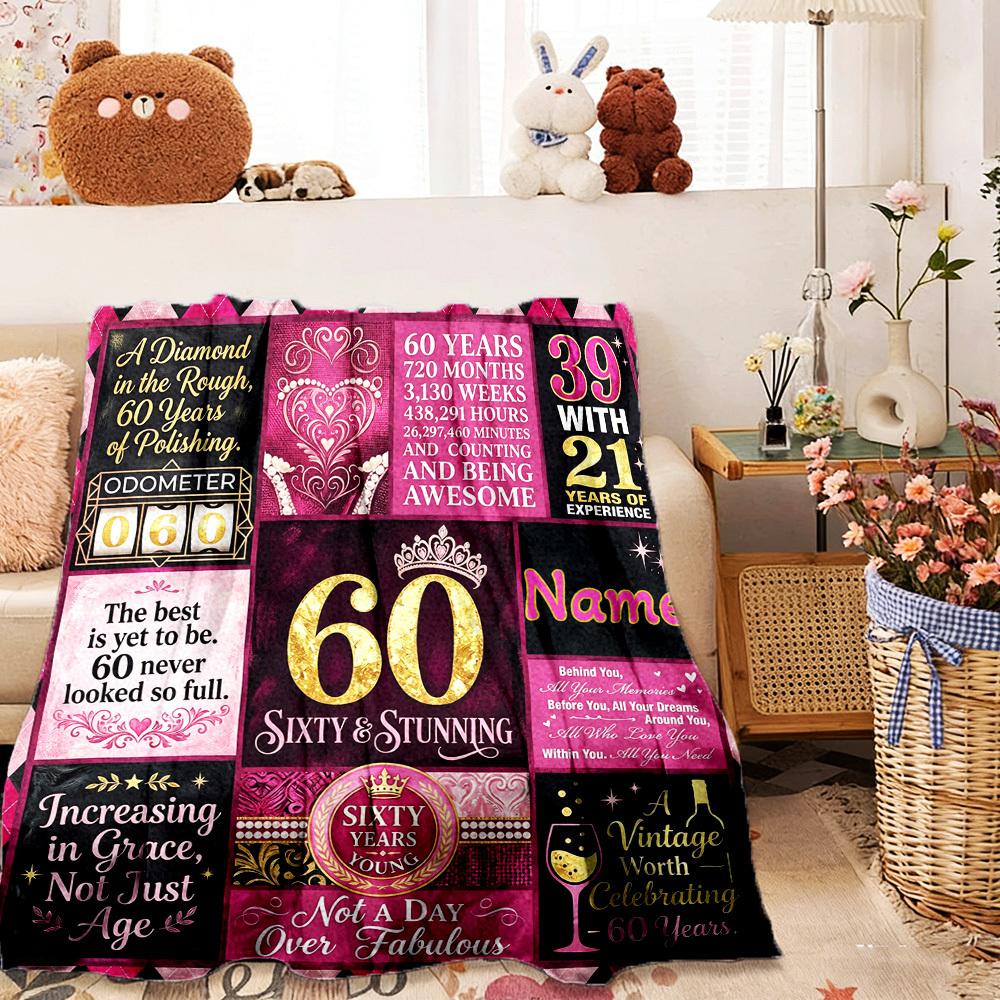 Customize Your Name Home Blankets Musical Harmony And Comfort Soft And Lightweight For All Seasons Perfect For Picnics Sofas Offices Beds Living Rooms