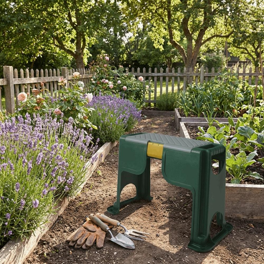 Sgabello da Giardinaggio Portatile Panca Pieghevole per Ginocchiarsi Sgabello Professionale per Ginocchiarsi Lavori di Giardinaggio