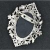 Crystal Rhinestones Cameo Vintage Brooches for Women Queen's Cameo Beauty Head Brooch Pin Clothing Accessories Girls Gifts