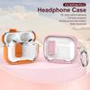 Safety Lock Phone Holder TPU+PC Case For AirPods Pro 3 Bluetooth Headset Cover For AirPods Pro 2 AirPods 4 Case With Hook