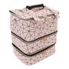 Nail Polish Organizer Bag Holds 84 Bottles Nail Polish 3 Layers Detachable Nail Kit Storage Case Manicure Tools Shoulder Bag