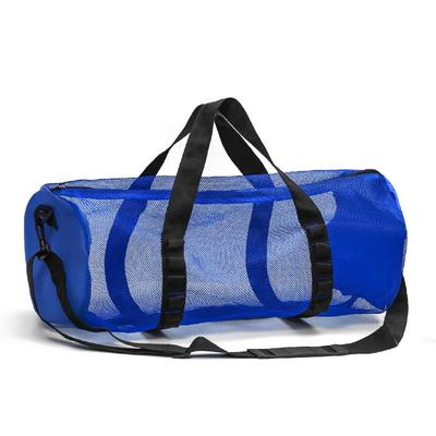 Faltbare Netz-Tauchtasche Verstellbarer Schultergurt Leichte Netz-Reise-Duffel Tasche Schnelltrocknend Handtasche Übergroße Strand-Sporttasche Schwimmen