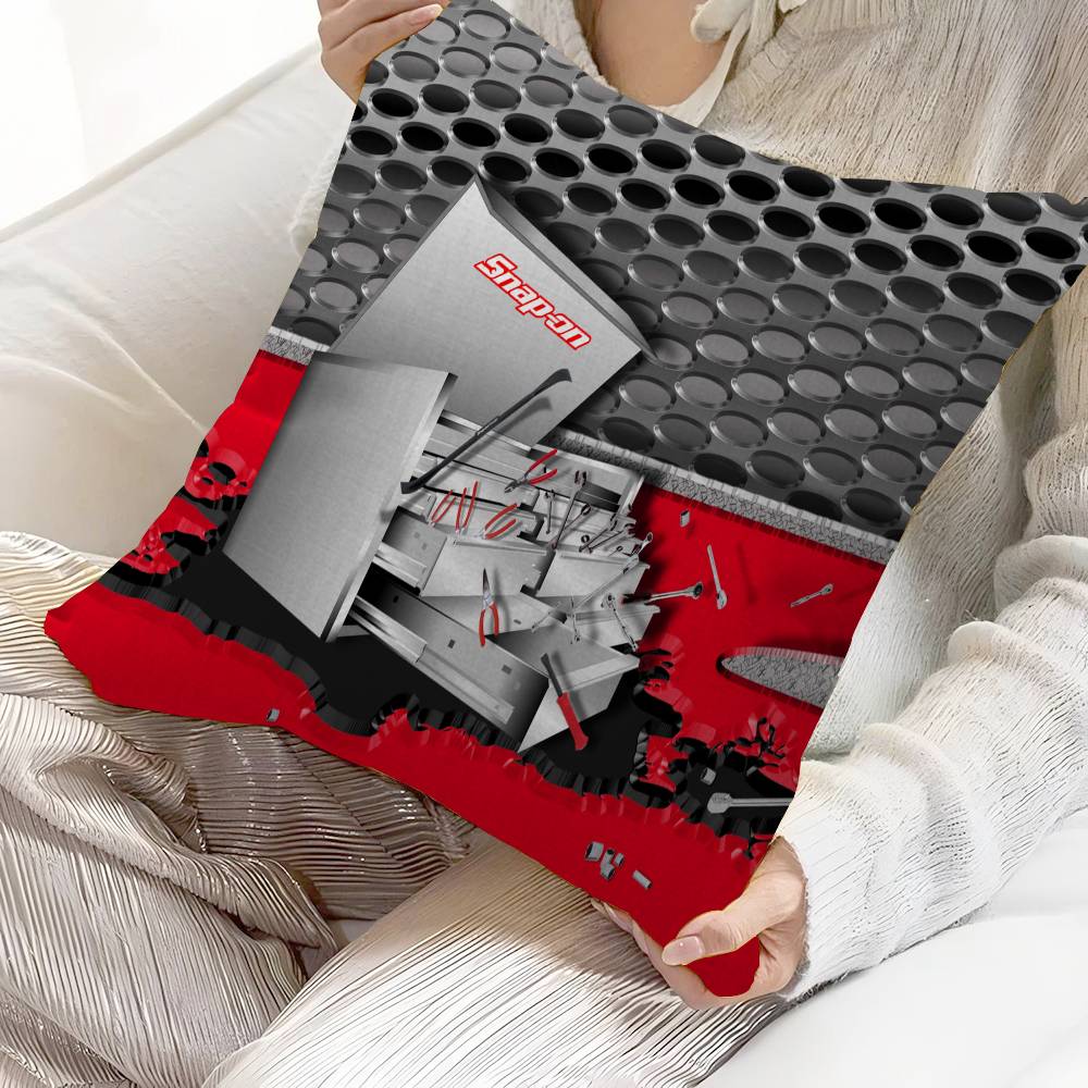 SSnapS On LOGO Cushion Cover Pillow Cover Decor Pillowcase Printed Cushion Case For Couch