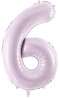 Foil Balloon Number 6 Six Purple 72cm