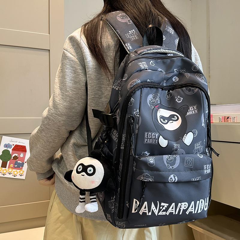 Trendy New Children s Egg Shaped Backpack, Elementary School Backpack, Middle School Large Capacity Backpack