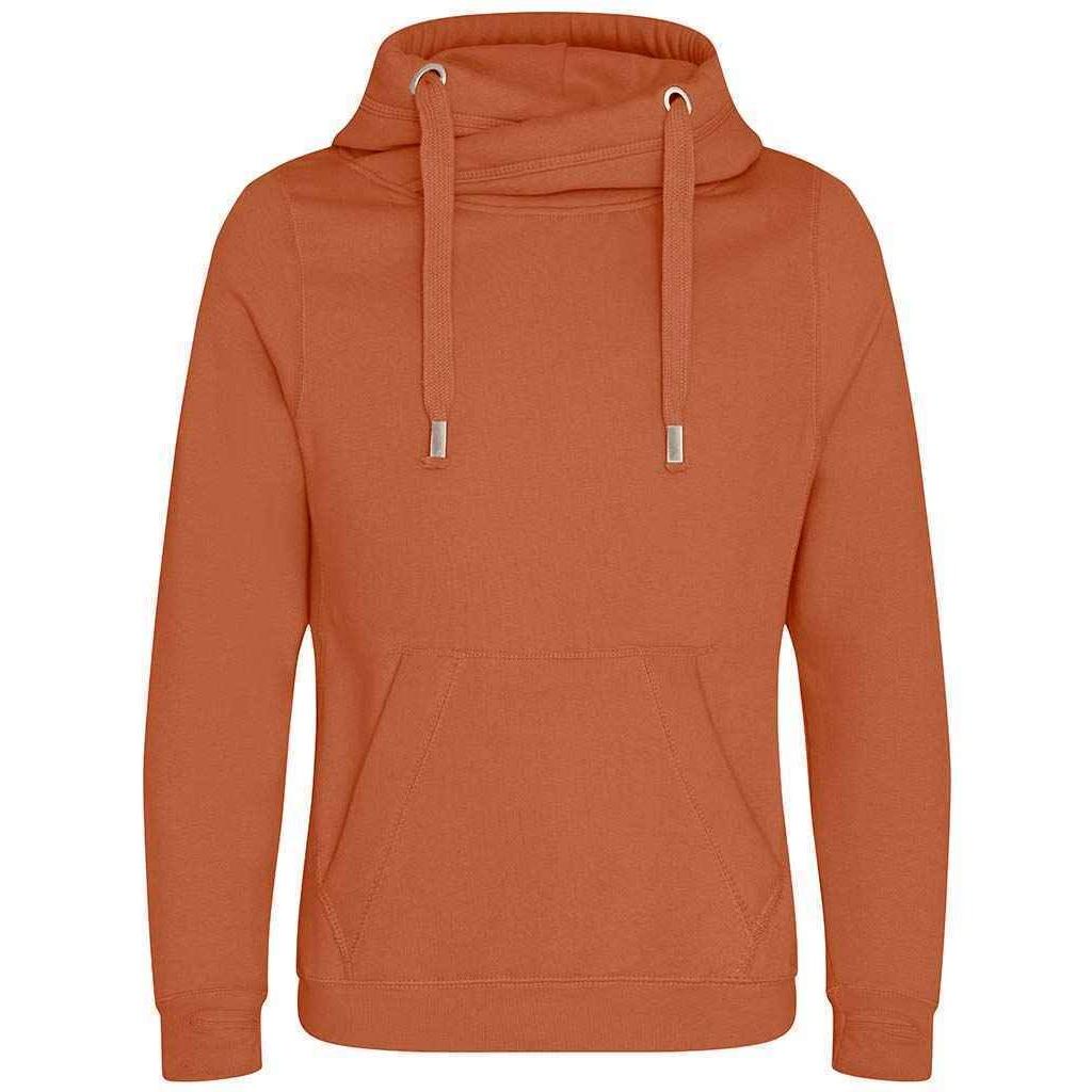 Awdis Unisex mikina s kapucí pro dospělé s překříženým výstřihem