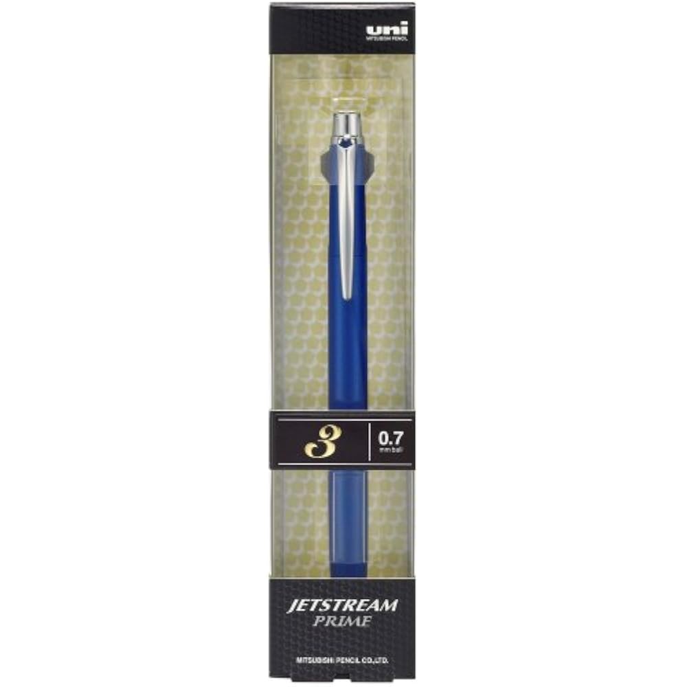 [Mitsubishi Pencil] Jetstream Prime Knock 3 Color Ballpoint Pen SXE3-3000-07 Shaft Color: Navy 0....