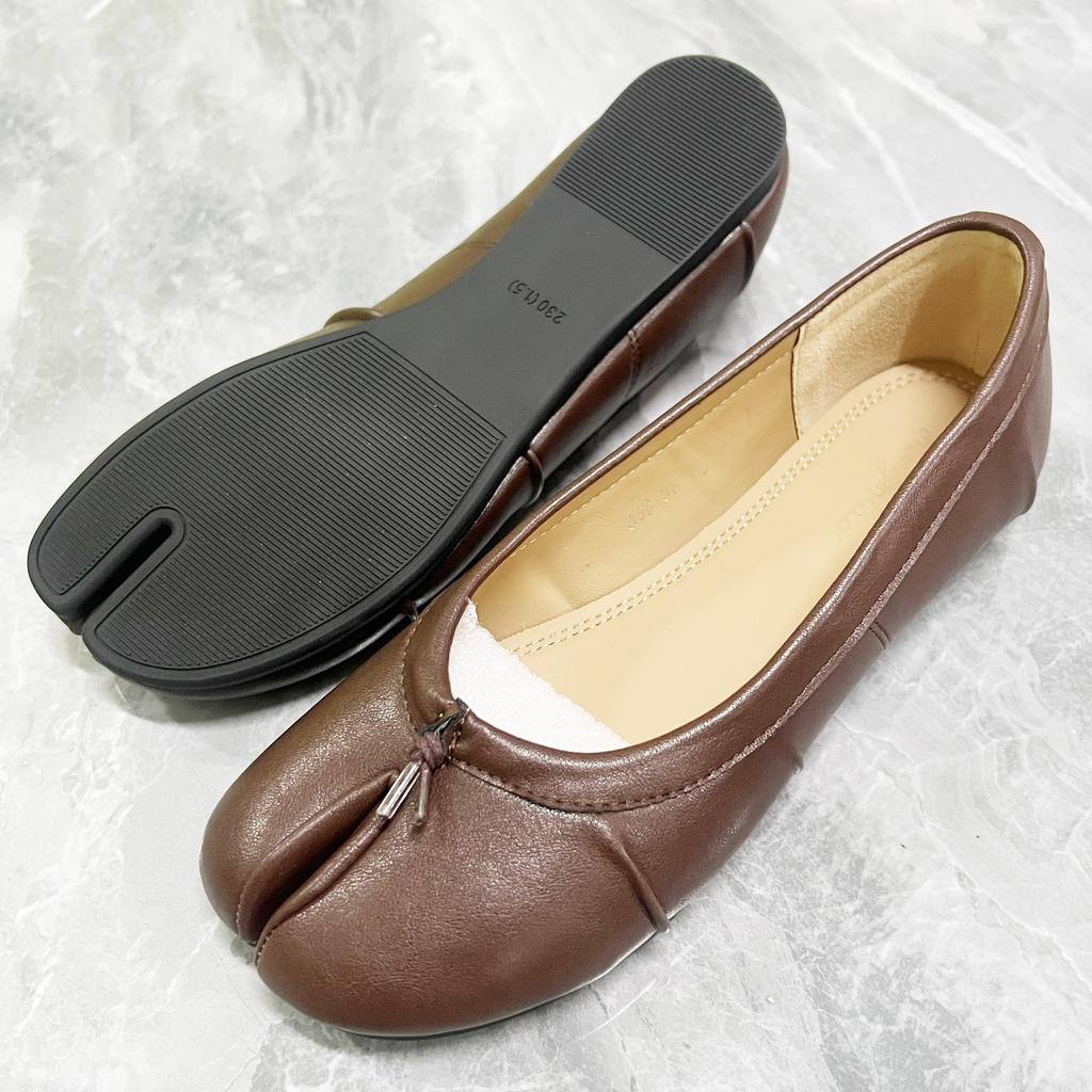 888 sub-toe shoes women's niche haze blue pleated flat-soled ballet shoes shallow mouth one pedal single shoes women
