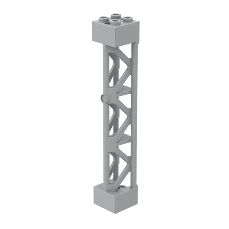 Non-Toxic 20Pcs Moc Parts 95347 Support 2 X 2 X 10 Girder Compatible Bricks Diy Assmble Building Blocks Particle Kid Puzzle Brain Toy Gift