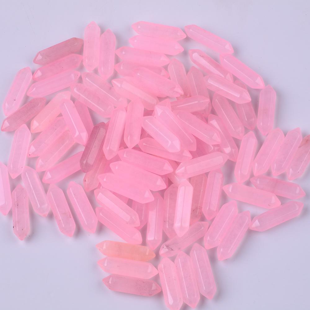 Amazonita Ponta Dupla Coluna Hexagonal Gema Semipreciosa Polida