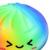 Colorful Steamed Bun Squeeze Toy Cute Slow Rising Fidget for Stress Relief Soft Non-Sticky Decompression Gadget for Kids Adults