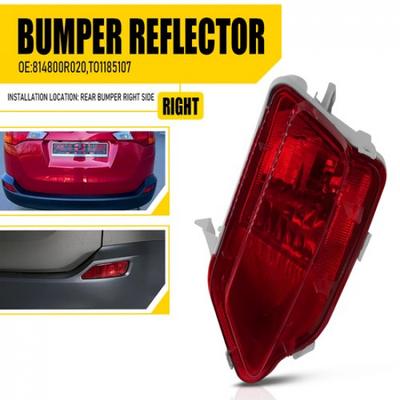 Bumper Reflector For 2013-2015 Toyota RAV4 LE Limited XLE Model Rear Right Side