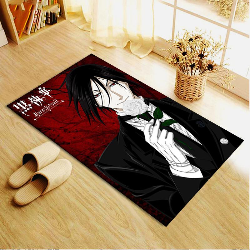2025 New Black Butler Carpet Rug for Living Room Bedroom Home Sofa Decoration,Kids Play Non-slip Floor Mat 08