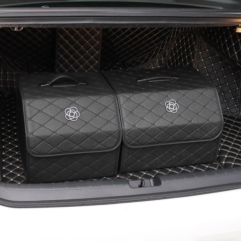 Leather Folding Multi-Functional Car Trunk Organizer Box
