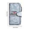 Vintage Men Long Wallet Multi Card Holder Slim Portable Casual Large Capacity Wallet Fashion Design Daily Use Wallet