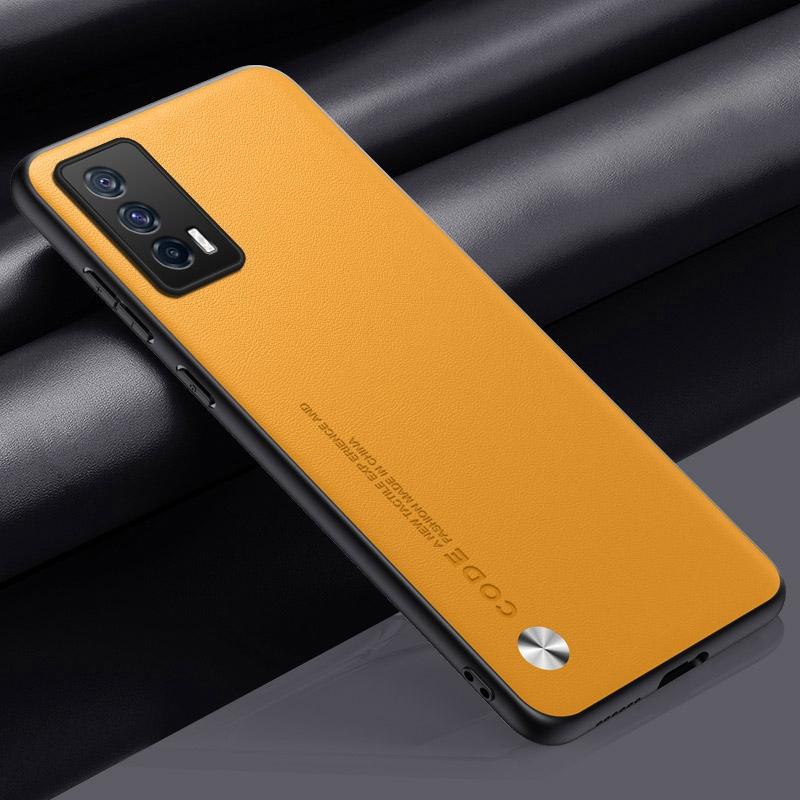 Luxury PU Leather Case For Vivo iQOO Neo 5 Back Cover Matte Silicone Shockproof Full Protection Phone Case For Vivo iQOO Neo5