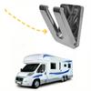 1PC Foldable Metal RV Coat & Towel Hooks Space-Saving Wall-Mounted Hooks For RV Swift Camper Van Bathroom Closet Organization