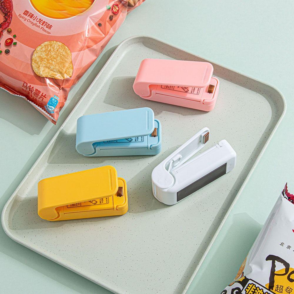 Mini Food Bag Sealer Plastic Snack Bag Sealing Clip Gadgets Heat Bag Sealing Machine